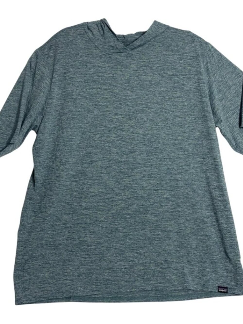 Patagonia Mens Short Sleeve Pullover Hoodie Athletic Outdoor T Shirt Size XL